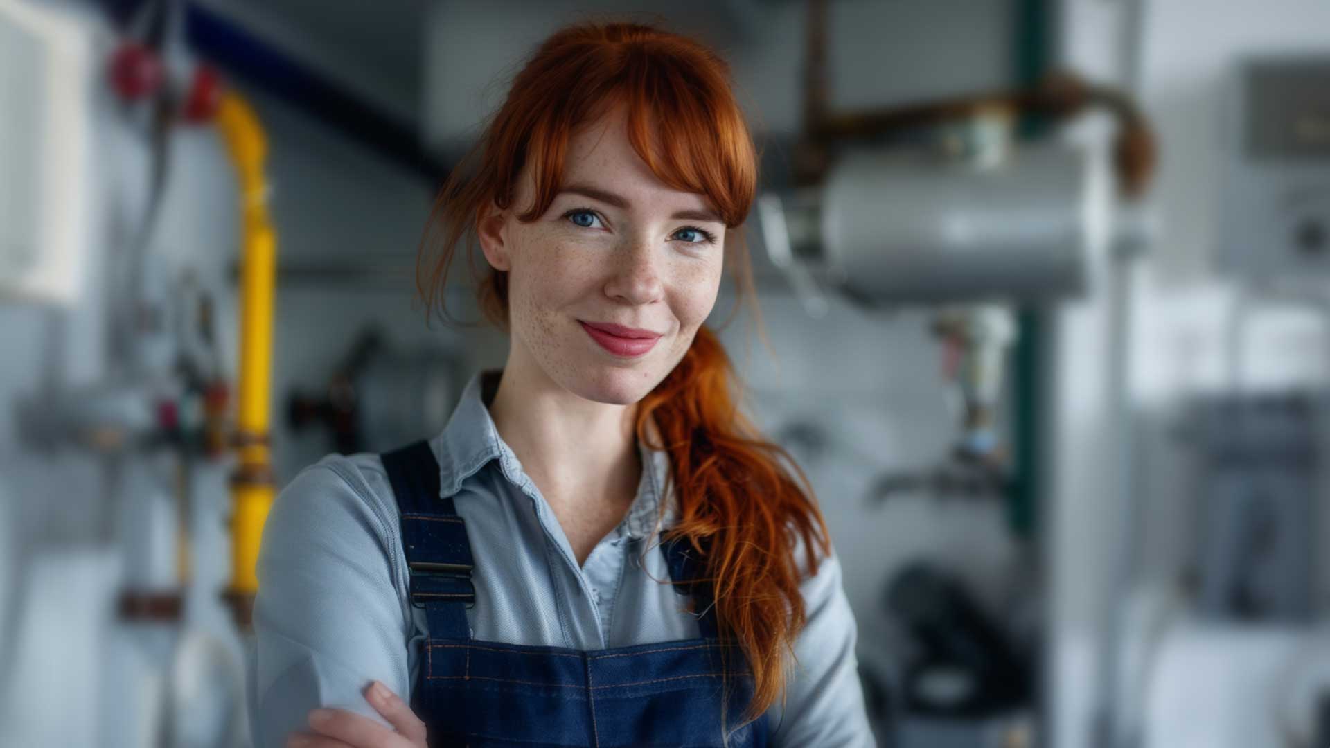 Qualifizierte Rieth-Mitarbeiterin an moderner Anlagentechnik